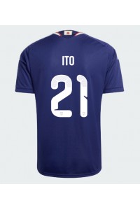 Japani Hiroki Ito #21 Jalkapallovaatteet Kotipaita MM-kisat 2026 Lyhythihainen